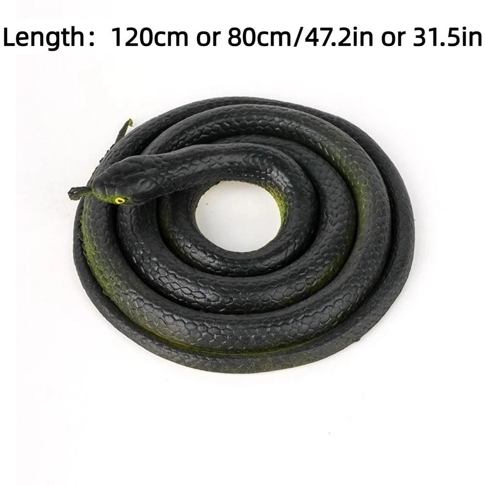 Lifelike Fake Snake Realistic Snake Model Joke Toys Halloween Prank Props Scare Toy Garden Decor