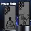 Cartoon Basketball Star Sports Case for Samsung Galaxy S23 Ultra S20 S24 S25 S21 FE S10 S21 5G S9 Plus S22 Plus Black Edge Shell