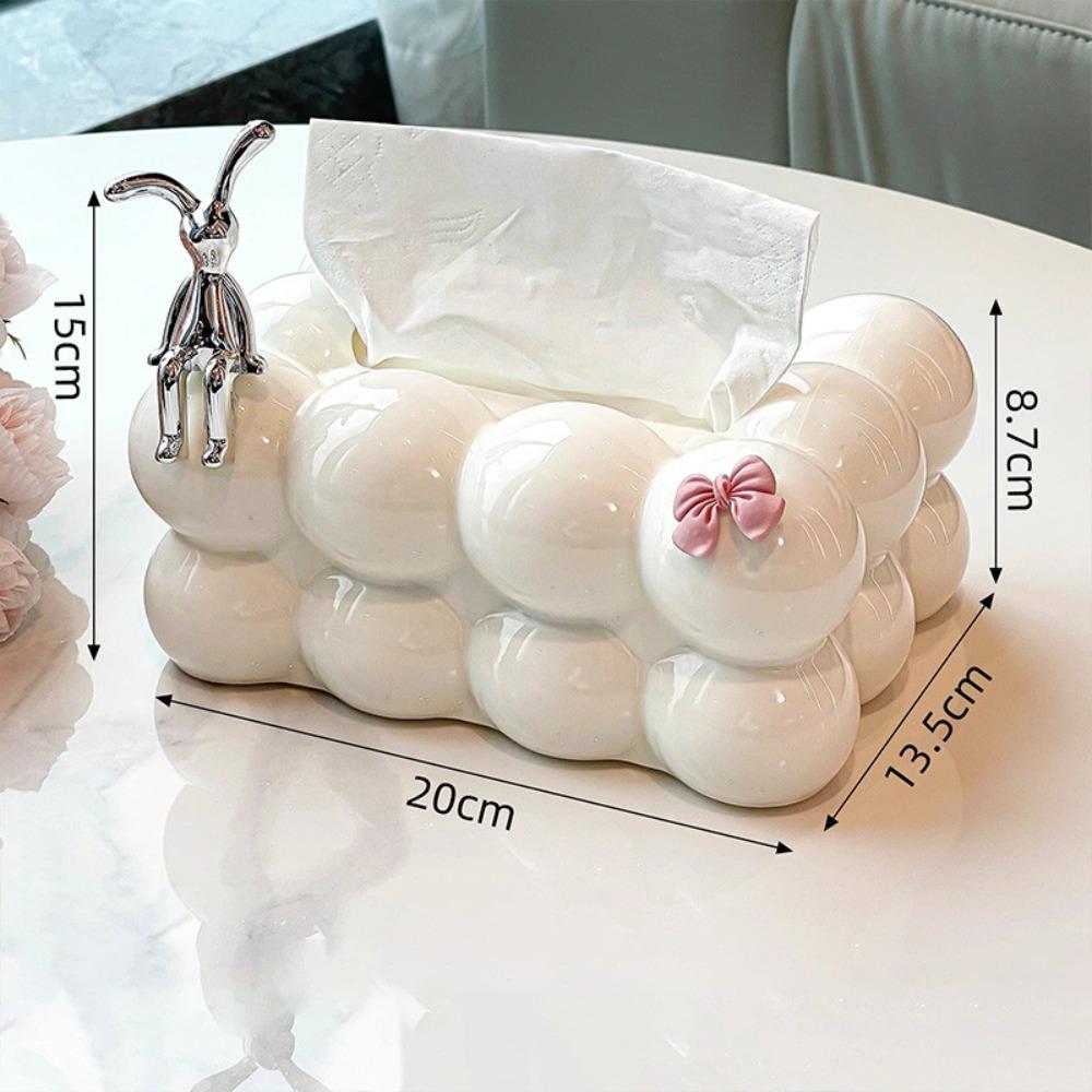 

Dining Table Marshmallow Tissue Box Removable Paper Towel Dispenser INS Tissue Box белый