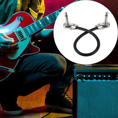 Guitar Patch Cable Effects Pedal Board Cord Clear Sound Easy Installation Lightweight Multipurpose