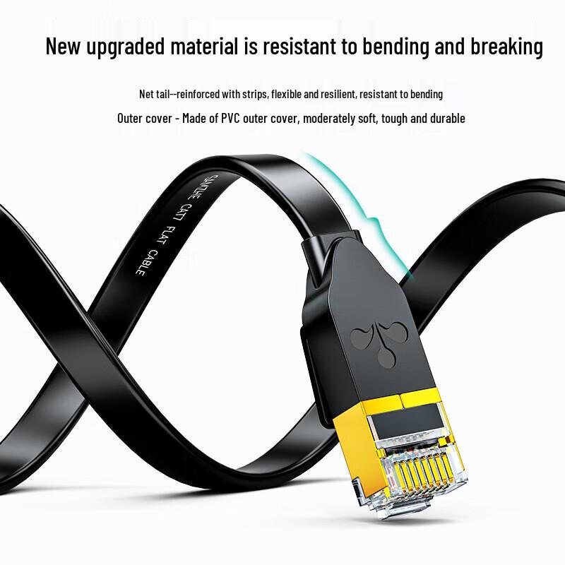 SAMZHE CAT7 Flat Ethernet Patch Cable