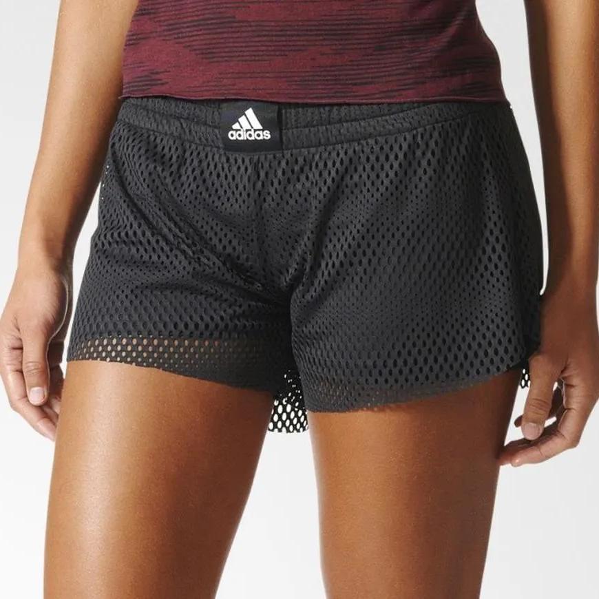 Adidas Comfortable Simple Fashion Breathable Three-Quarter Casual Shorts Women Shorts Black BK7966