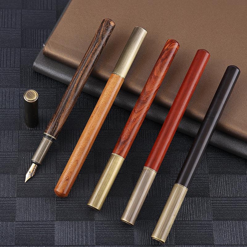 Brass Retro Sandalwood Pen, Brass Sandalwood Business Pen Signature Pen, Advertising Pen