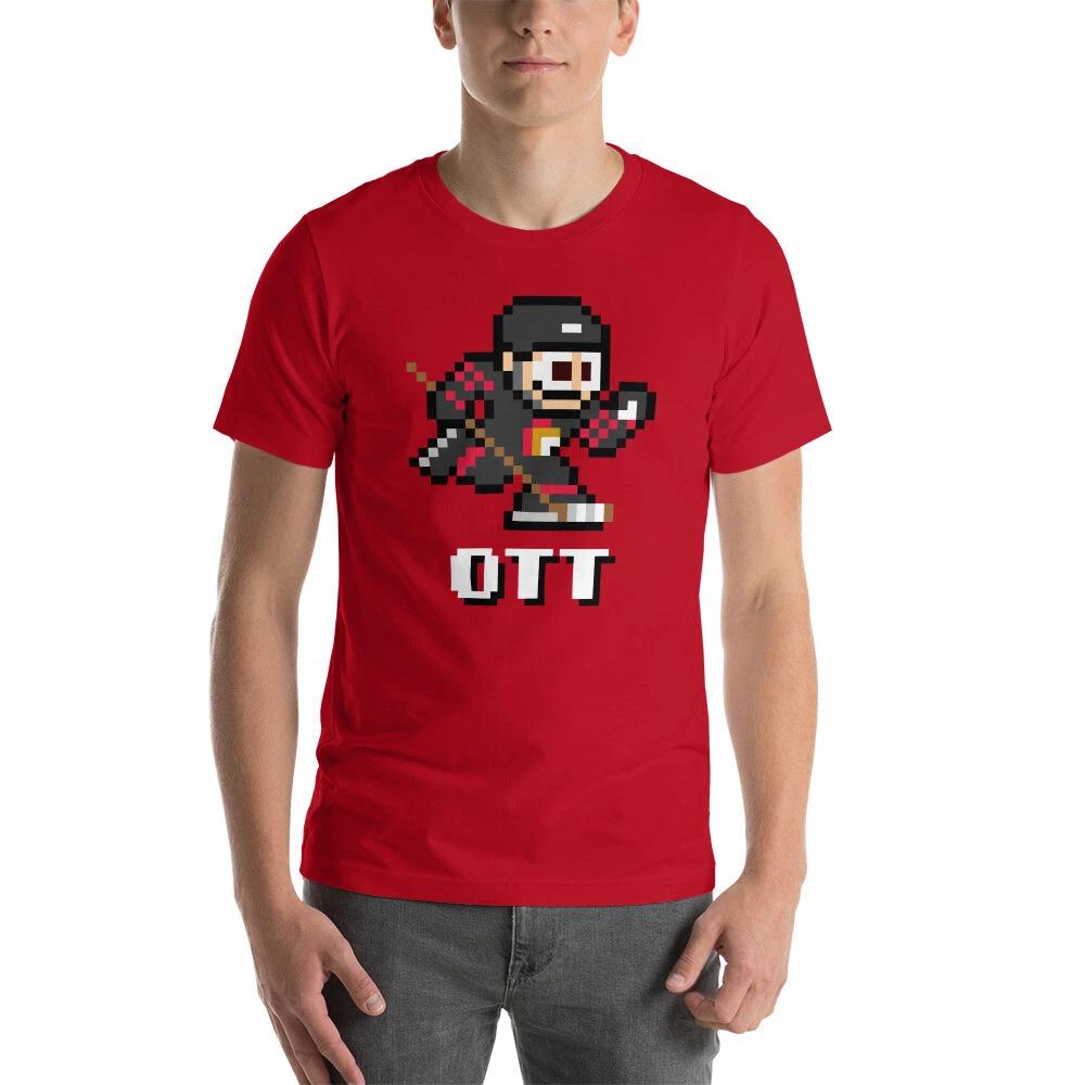 Ottawa Senators NES Hockey Team Jersey 8-bit Vintage Nintendo Retro T-Shirt S