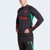 adidas Manchester United Tiro 23 Letter Logo Print Stand Collar Pullover Sweatshirt Men Sweatshirt Black IA7293