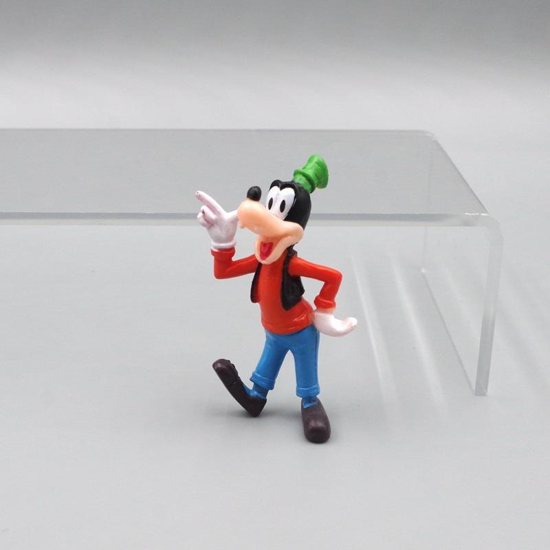 6Pcs Anime Figures Mickey Mouse Minnie Mouse Birthday Party Cake Action Figure Figure Decoration PVC Kids Toys Present