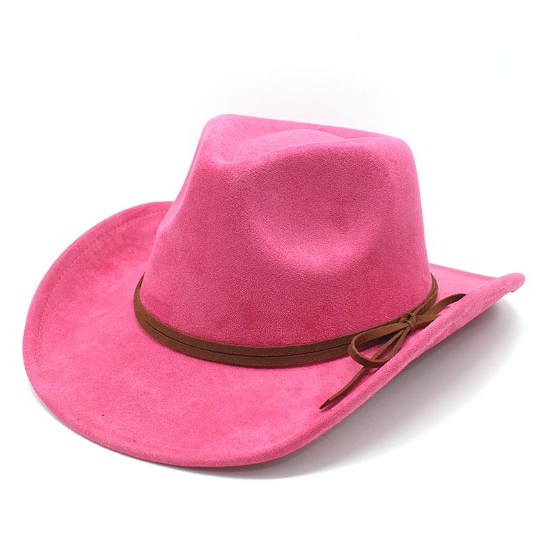 Suede Top Hat Brown Black Men'S Jazz Hat European And American Autumn And Winter Hat