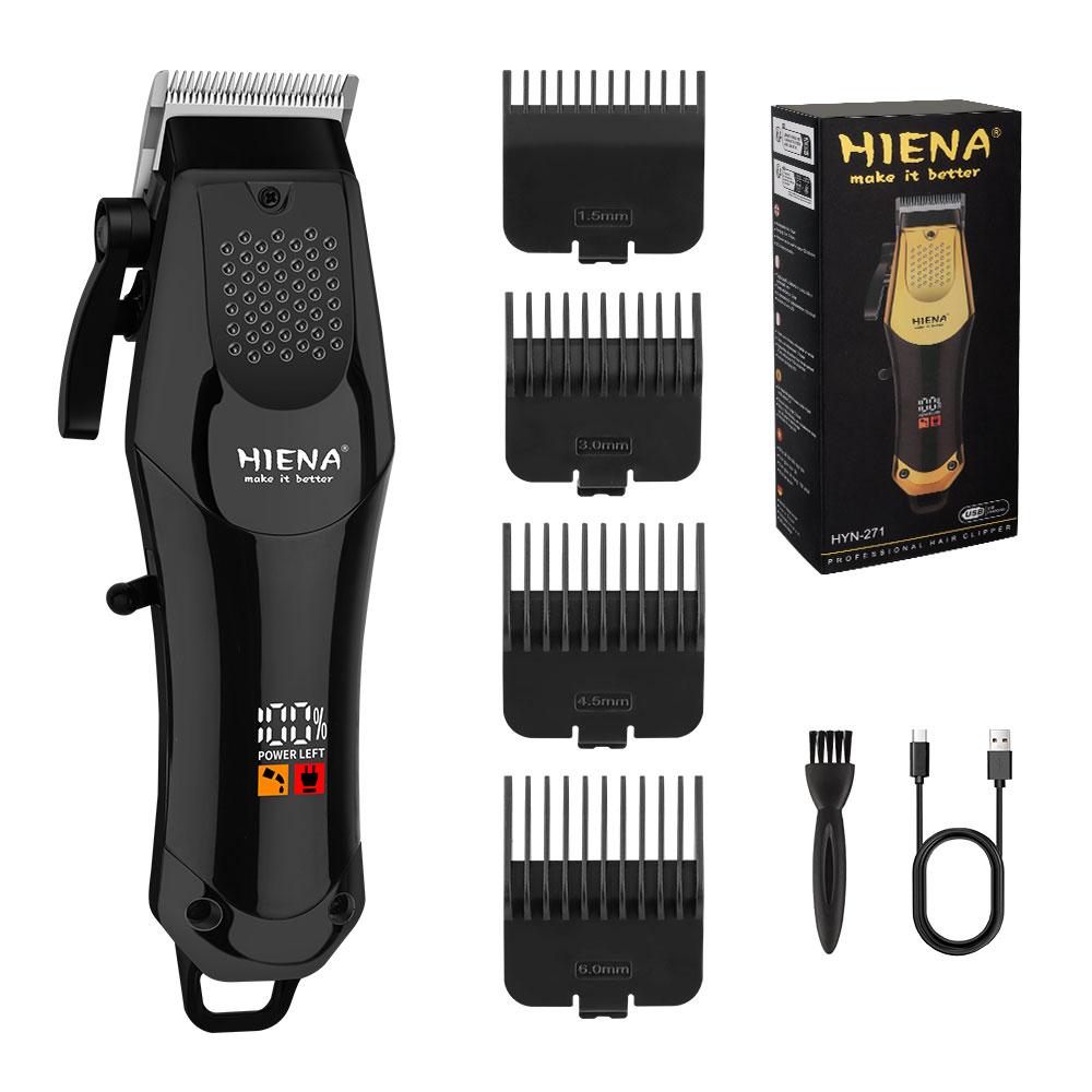 Машинка для стрижки волос Триммер для мужчин Профессиональная машинка-клипер Перезаряжаемый мужской электрический триммер для волос Машинка Профессиональная для волос