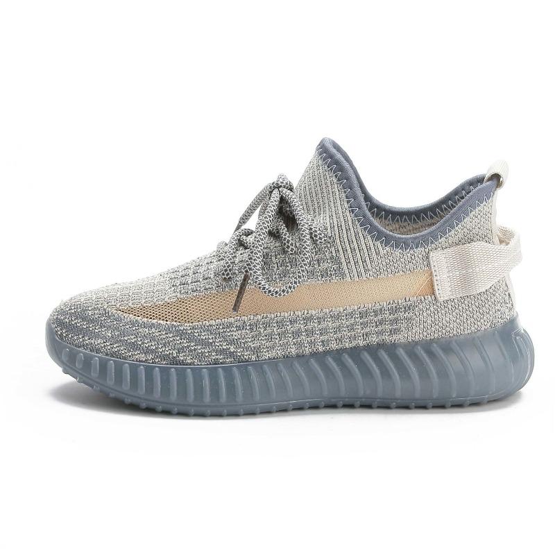 Coconut Shoes New Men's and Women's Same Summer Breathable Mesh Shoes Men's New Trendy Flying Woven Sports and Leisure Shoes