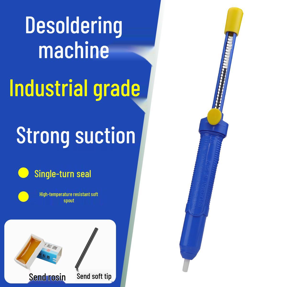 

Large Desoldering Pump for Efficient Solder Residue Removal - Manual Vacuum Solder Sucker Extractor
