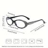 Ultralight Oval Reading Glasses Cat Eyes Elegant Women Crystal Presbyopic Eyeglasses With Anti Blue Light Eyewear +1.0to+4.0