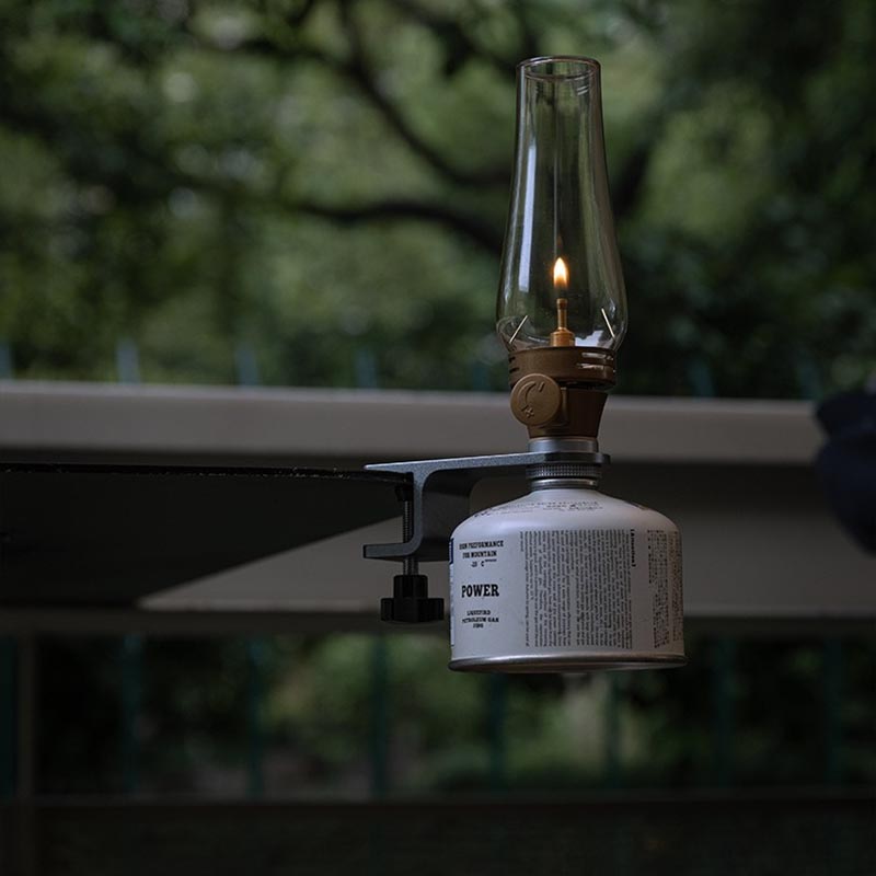 CAMPINGMOON Outdoor Camping Desktop Expansion Accessories Gas Cylinder Lamp Burner Head Heating Stove Table Plate Fixing Clip