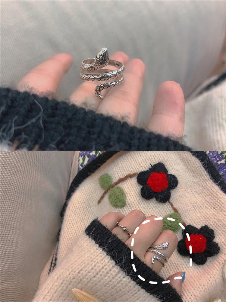 Sterling Stylish 925 Silver Womens Ring With Unique Open Design And Retro Smile Face For A Distinctive Fashion Statement