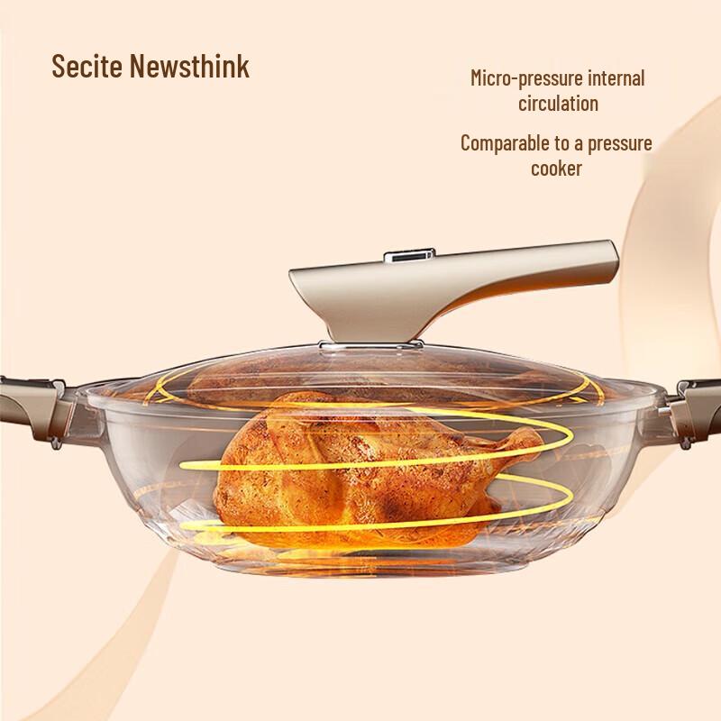 XST Micro-Pressure Titanium Non-Stick Wok