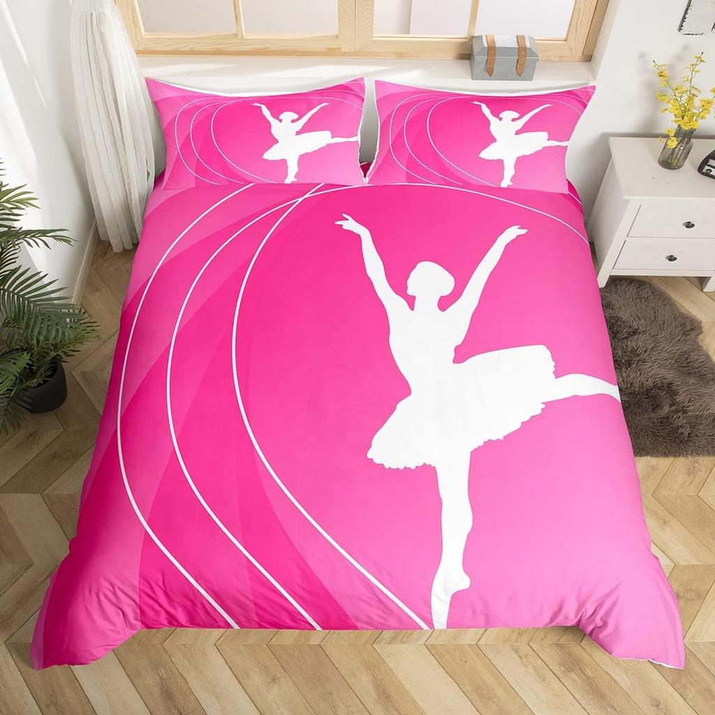 Comforter Paris Eiffel Tower Twin Kingballet Dancer Swan Cartoon Bedding Setgirls Boys Gift Floral Romantic Comforter
