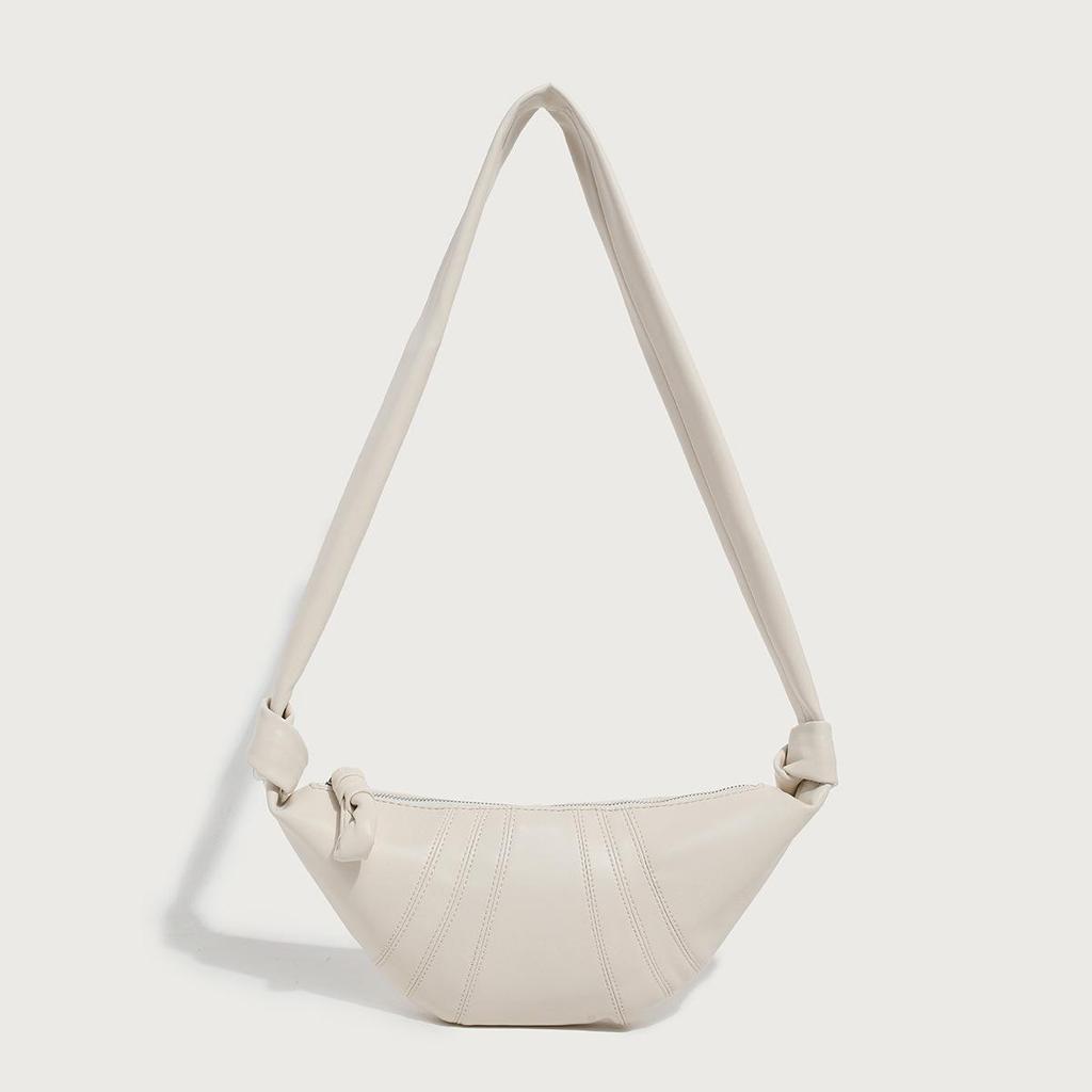 2025 Women's Croissant Dumpling Bag: Fashionable Single Shoulder Crossbody & Waist Design