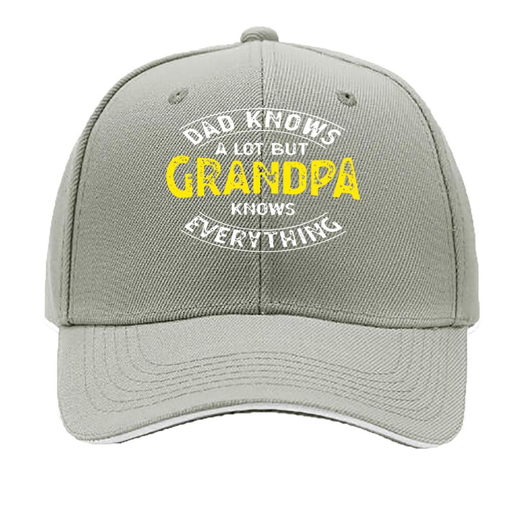 Funny Grandpa Quote Casual Gift Hip Hop Hat Fashion Outdoor Sports Sandwich Baseball Cap