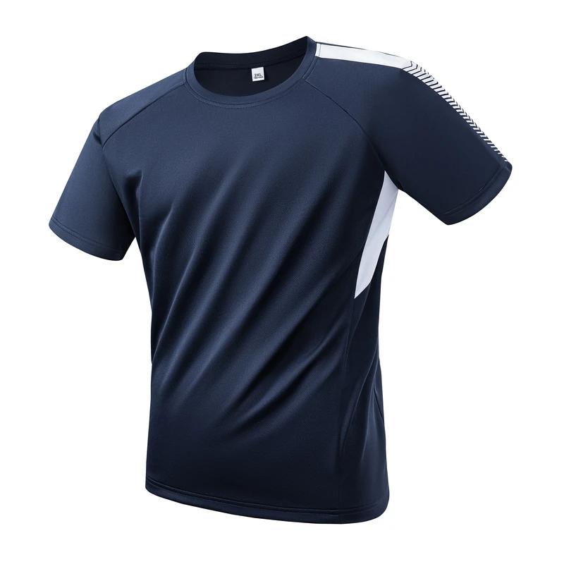 Running Moisture Wicking Round Neck T-Shirt Training Exercise Gym
