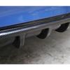 Universal 67CM Car Rear Bumper Lip Diffuser 6 Fin Shark Fin Style Car Back Bumper Spoiler Lip