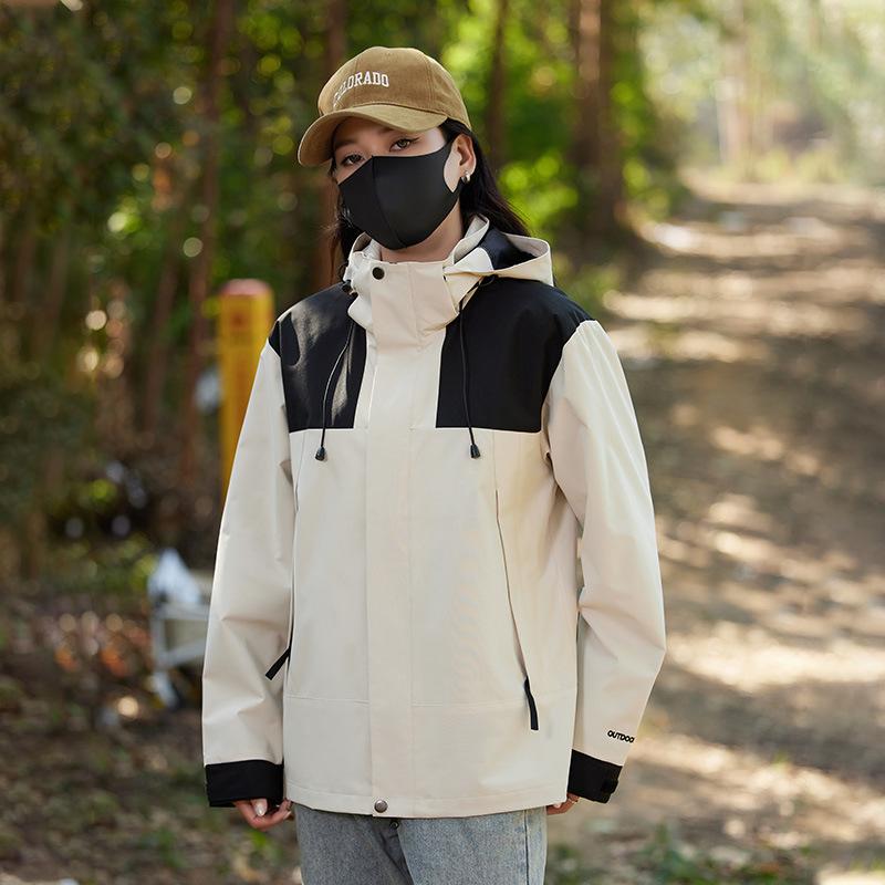 

Куртка вітронепроникна і водонепроникна знімна альпіністська куртка три в одному Western Sichuan Tibet тепла куртка для чоловіків і жінок XL