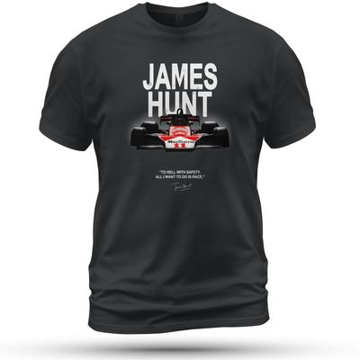 James Hunt T-Shirt Lustig Größe S-5XL Hergestellt in den USA