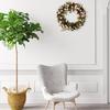 12" Artificial Wreath Rose Flower Door For Wedding Wall Home Decor