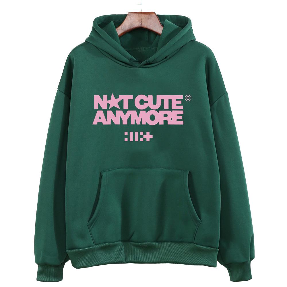 Mikiny s albem ILLIT Už nejsou roztomilé Mikina ILLIT dívčí kapely Korejská móda Dámské Pánské Oblečení Dlouhý rukáv Ležérní Y2K Mikiny