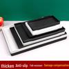 Rectangular Melamine Anti-slip Wood Grain Serving Tray