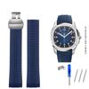 Men's Bracelet Silicone Rubber Watchband For Patek Watch Strap for Aquanaut Philippe Series 5164a 5167a Butterfly Buckle 21mm