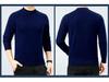Herren Business Casual dicker Kaschmirpullover - Neuer Stil, Halbhoher Rundhalsausschnitt, 100% Reines Kaschmir, Hochwertige Basisschicht