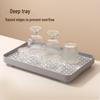 Double-Layer Kitchen Draining Tray - Tea Cup & Chopsticks Holder 