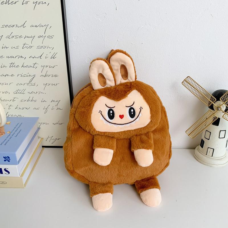 Children's Cartoon Plush Toy Shoulder Bag Backpack