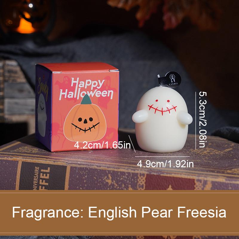 

Хэллоуин Подарок Атмосфера Ароматерапевтические Свечи Ручной Работы Искусственное Забавное Лицо Украшение для Вечеринки 3 Стиля