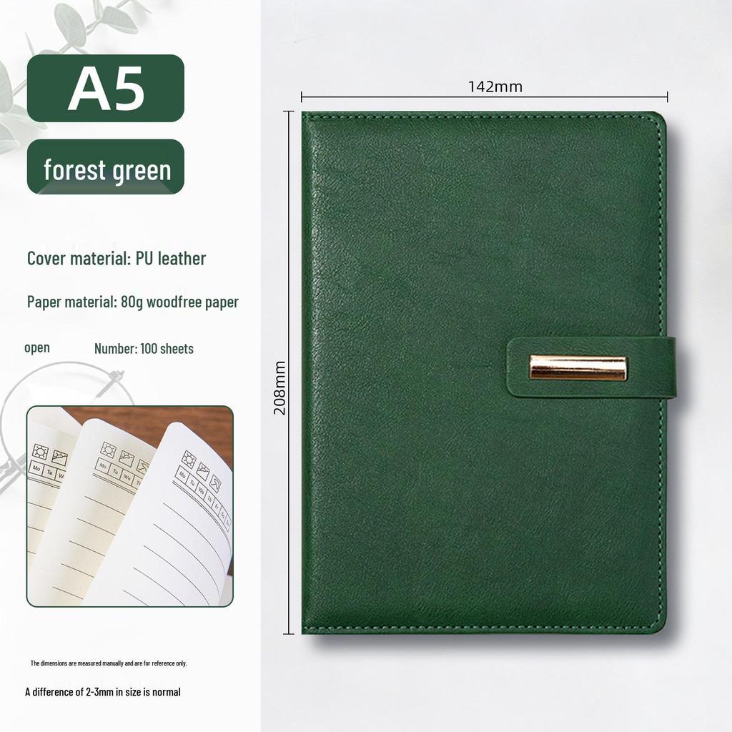 Luxury Business Notebook & Thermos Cup Set - Customizable Logo for Office Souvenirs