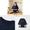 Girls Cotton Princess Dress With Cartoon Elements For Daily Wear