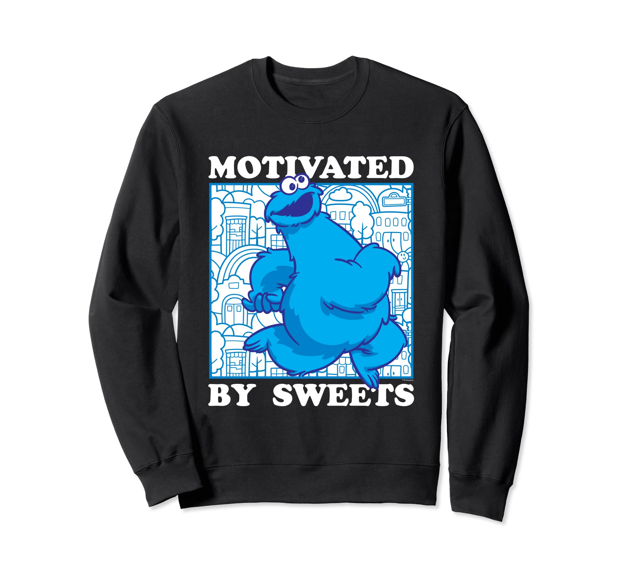 

Sesame Street Cookie Monster Motivated Sweatshirt