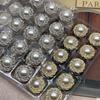 50 Pcs Fashionable Pillow-like Buttons Large Pearl 18/20/23mm Metal Shank Buttons Clothing DIY Accessories
