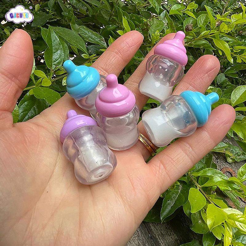 3 Stück Puppenhaus Niedliche Babyflasche Spielhaus Spielzeug Puppenhaus Möbel Zubehör Kinder Rollenspiel Spielzeug