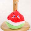 Watermelon Apple Eggplant Garlic Carrot Plush Keychain For Girls Accessory Bag