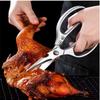 Multifunctional Kitchen Scissors Household Kill Fish Cut Vegetables Roast Broiler Bone Scissors Stainless Steel Scissors