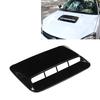 Bonnet Air Vent Grille, Universal Black Unchangeable Hood Scoop Cover