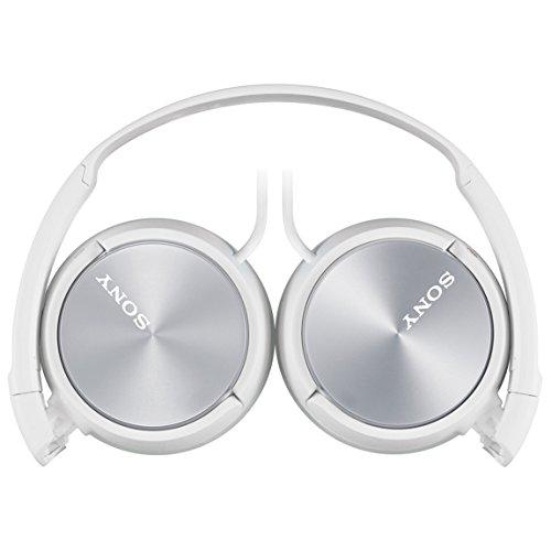 Sony MDR-ZX310 Headphones: Closed-back, Foldable, White