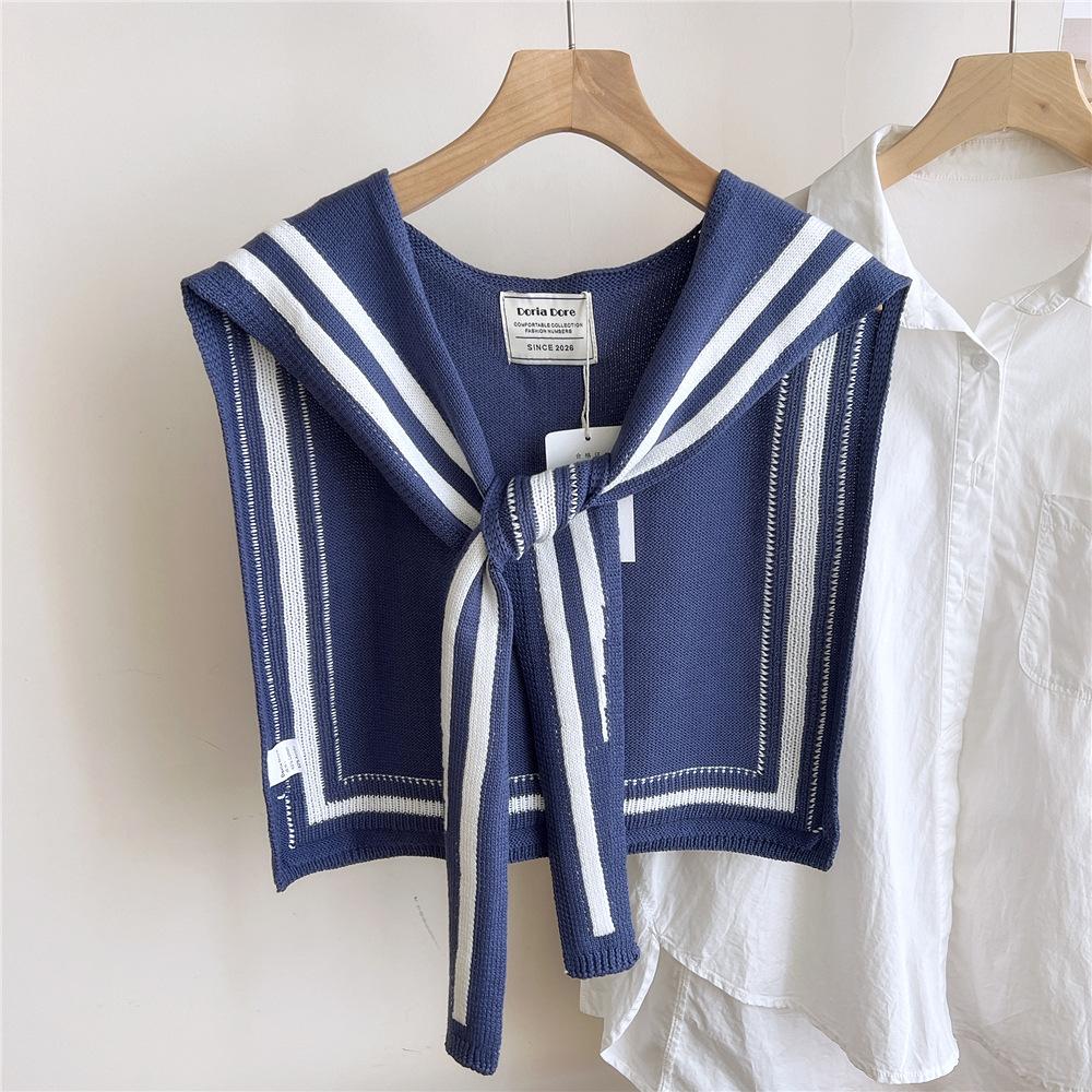 Nowy szal na ramię damski, fałszywy kołnierz, szal chroniący ramiona, klimatyzowany pokój, dekoracja na ramiączkach, w połączeniu z węzłem chroniącym szyję