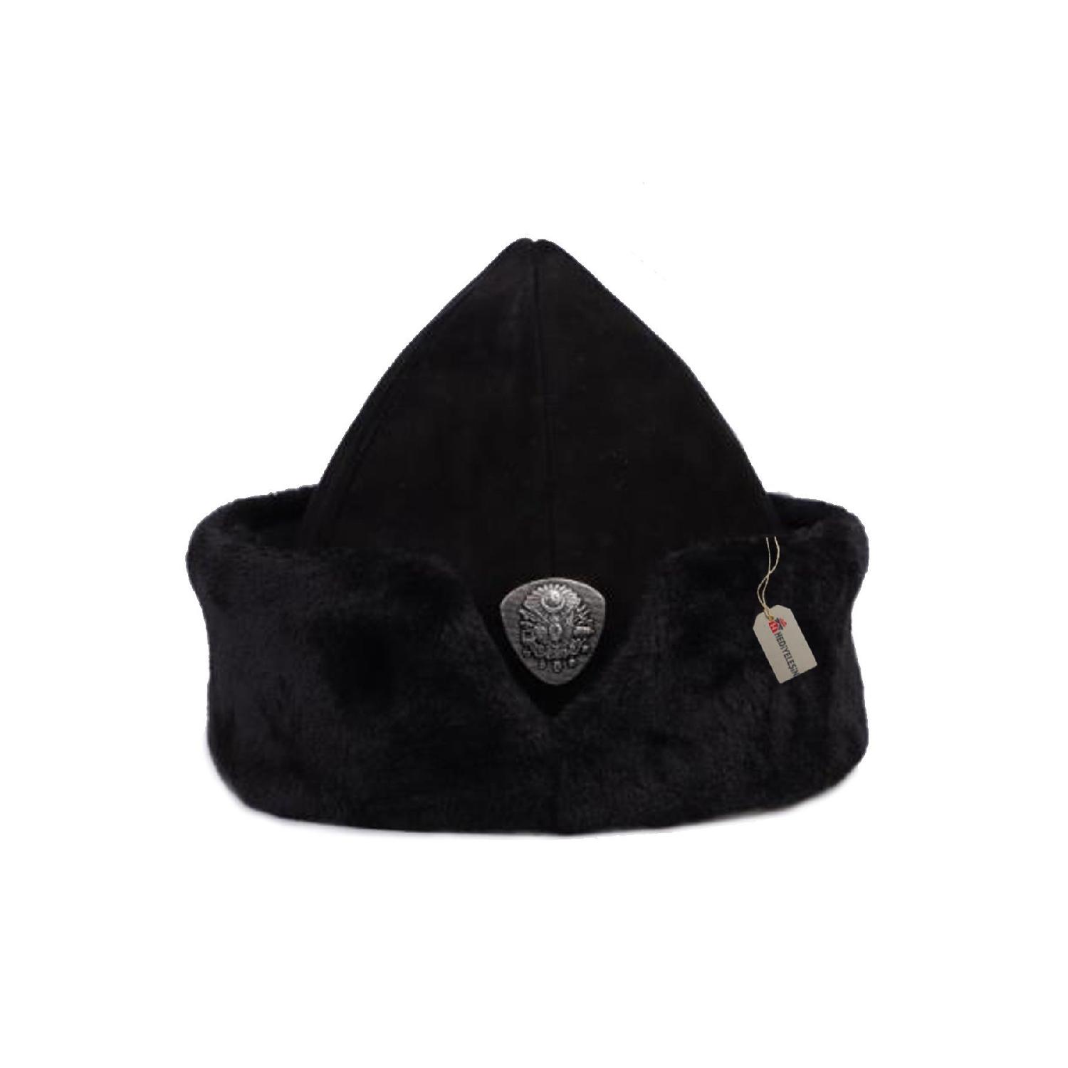

Brk, Kalpak, Traditional Kay Alpine Hat, Black - 3140 56-61 чорний