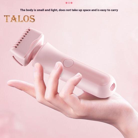 Double Heads Women Electric Shaver USB Rechargeable Waterproof Portable Face Body Bikini Area Arm Leg Hair Removal Epilator Razor Trimmer