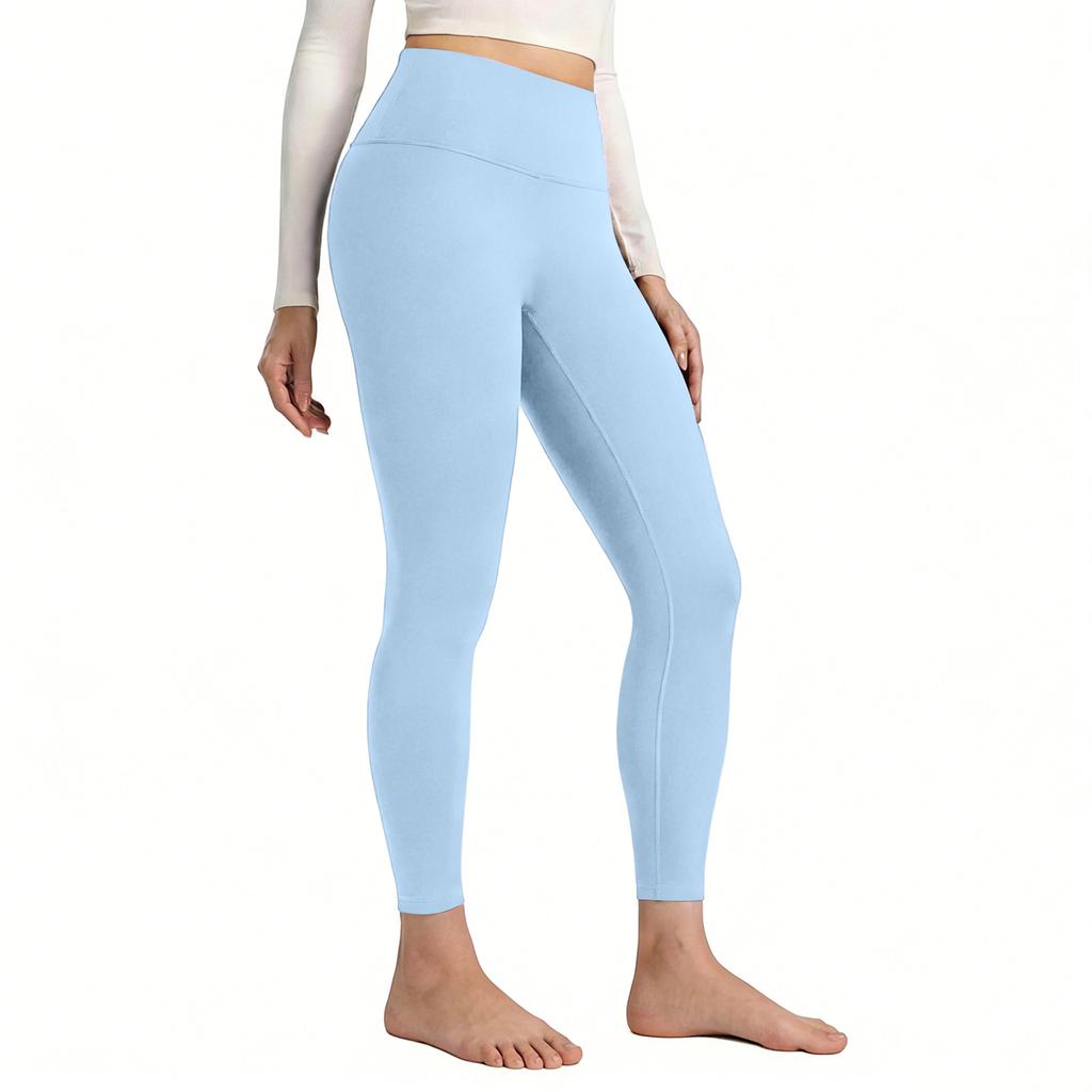Pantalones de Yoga Fitness de Secado Rápido para Exteriores con Levantamiento de Glúteos de Color Melocotón para Mujer