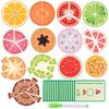 Fruit Educational Kids Fraction Board For Early Childhood Math Building Skills