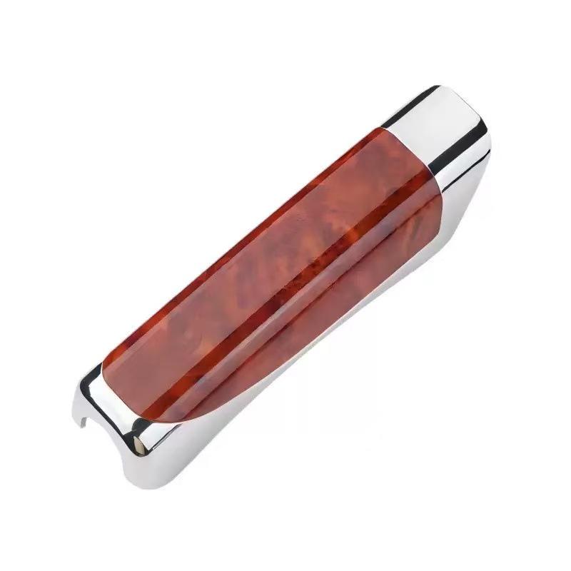 Osłona Dźwigni Hamulca Ręcznego Samochodowego z Włókna Węglowego - Akcesorium Dekoracyjne i Ochronne