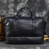 Men Leather Travel Bags Women Travel Bag Luggage Cow Leather Travelling Duffle Bag Handbags Large Size Male Female Weekend Bag