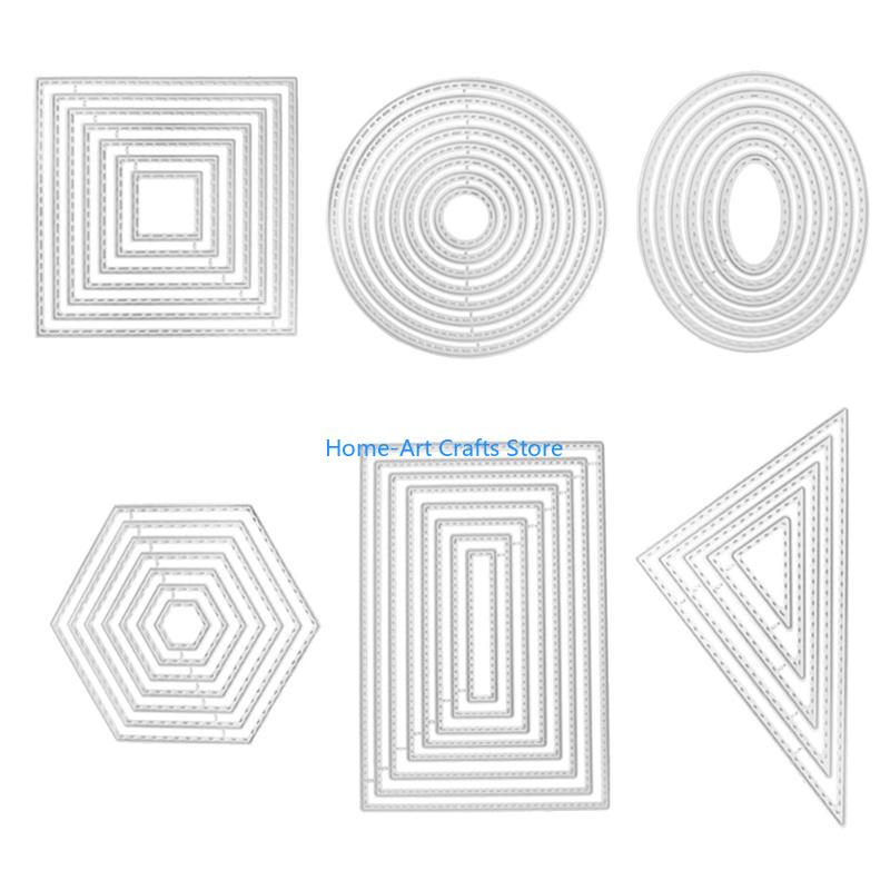 Y3NA 6Pcs Scrapbooking Die Cut Carbon Steel Cutting Dies Templates for Scrapbooking CN